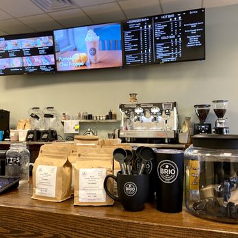 Brio Coffeehouse - Front counter and menu boards - Coffee & Tea Near Me - Greencastle, Pennsylvania Brio Coffeehouse - Front counter and menu boards - Coffee & Tea Near Me - Greencastle, Pennsylvania