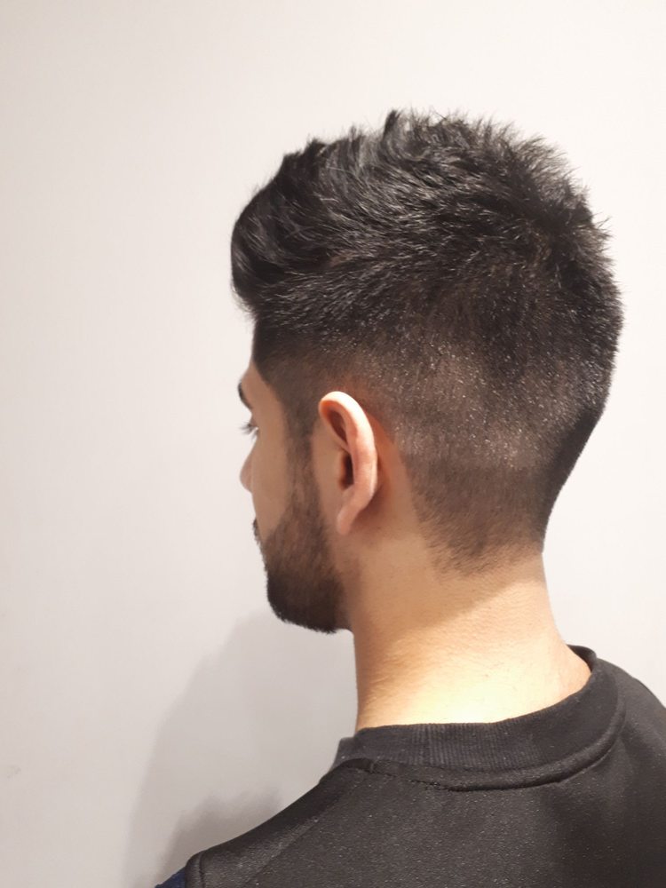 Mens Haircut With A Fade Plus Wash And Style Yelp