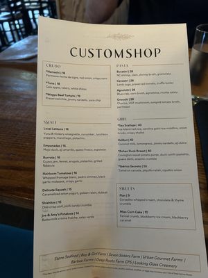 Menu photo 6 Customshop Handcrafted Food Charlotte, NC