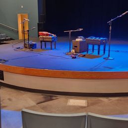 Getting ready to watch a concert. Great venue!