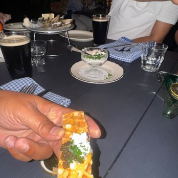 Joe Beef - Caviar on buckwheat waffle - Seafood Near Me - Montreal, Quebec Joe Beef - Caviar on buckwheat waffle - Seafood Near Me - Montreal, Quebec