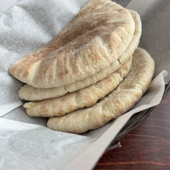 Taza Mediterranean Kitchen - Pita bread; warm and fresh - Mediterranean Near Me - Middleton, Wisconsin