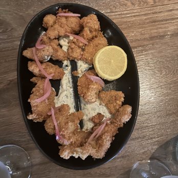 Fish By Jose Andres - Fried conch - better than the fritter! So light and fresh - Seafood Near Me - Paradise Island, Florida Fish By Jose Andres - Fried conch - better than the fritter! So light and fresh - Seafood Near Me - Paradise Island, Florida