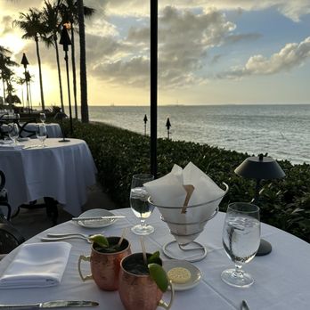 Latitudes - Sunset Key Cottages - Moscow Mules and bread to start meal - Seafood Near Me - Key West, Florida Latitudes - Sunset Key Cottages - Moscow Mules and bread to start meal - Seafood Near Me - Key West, Florida