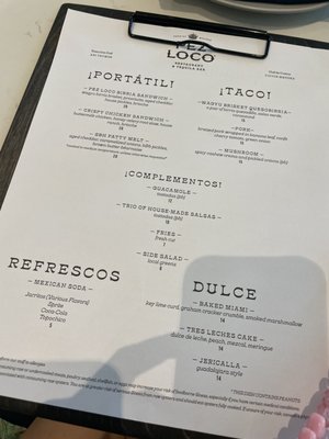 Menu photo 2 Pez Loco Restaurant & Tequila Bar Miami, FL