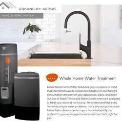 Aerus - Origins water filtration system