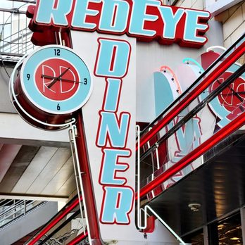 RedEye Diner - the neon sign for the diner - Diners Near Me - Charlotte, North Carolina RedEye Diner - the neon sign for the diner - Diners Near Me - Charlotte, North Carolina