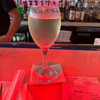 Ginza - a glass of wine on a bar counter - Sushi Bars Near Me - Sarasota, Florida Ginza - a glass of wine on a bar counter - Sushi Bars Near Me - Sarasota, Florida