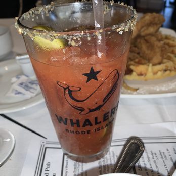 Green's Grille and Pub - This was a pickle bloody Mary. Really good - New American Near Me - Woburn, Massachusetts