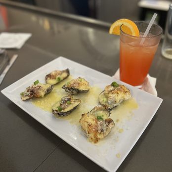 Pier House - Garlic Parmesan oysters - Bars Near Me - Orange Beach, Alabama