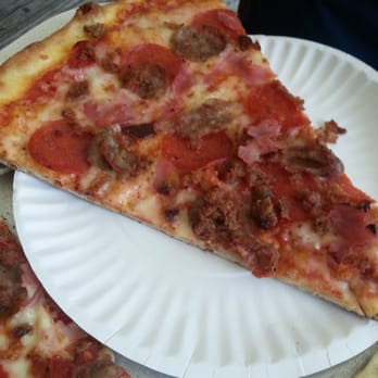 Sal's Pizzeria - Sausage and pepperoni slice - Pizza Near Me - Cooperstown, New York Sal's Pizzeria - Sausage and pepperoni slice - Pizza Near Me - Cooperstown, New York