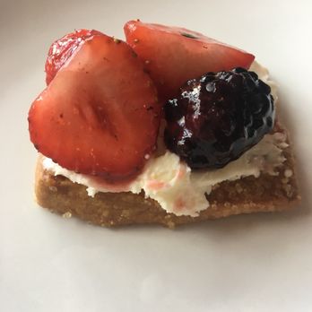 Fig & Olive - Dessert crostini. - French Near Me - Houston, Texas