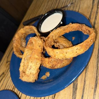 Mojo Bar-B-Que - Onion rings (half order of 5) - Barbeque Near Me - Jacksonville, Florida