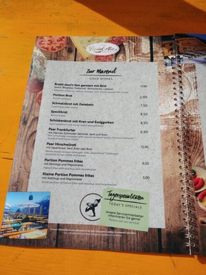 Menu photo 6 Rodel-Alm St. Anton am Arlberg, 7 Menu photo 6 Rodel-Alm St. Anton am Arlberg, 7