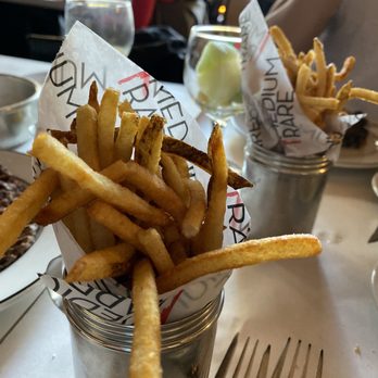 Medium Rare - Hand-cut fries - Steakhouses Near Me - Bethesda, Maryland Medium Rare - Hand-cut fries - Steakhouses Near Me - Bethesda, Maryland