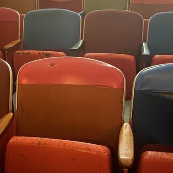 Gem Theatre - Colorful seats - Cinema Near Me - Kannapolis, North Carolina