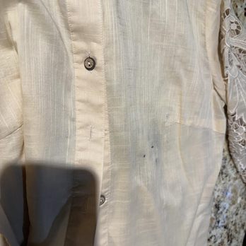 Rick's Cleaners - How my blouse was ruined by Rick's. It was spotless when I gave it to them for dry cleaning. - Dry Cleaning Near Me - Austin, Texas Rick's Cleaners - How my blouse was ruined by Rick's. It was spotless when I gave it to them for dry cleaning. - Dry Cleaning Near Me - Austin, Texas