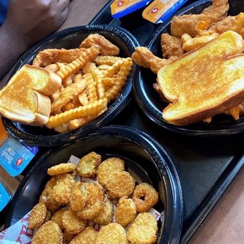 Zaxbys - Two #1 combos and a side of fried pickles. - Chicken Wings Near Me - Cookeville, Tennessee Zaxbys - Two #1 combos and a side of fried pickles. - Chicken Wings Near Me - Cookeville, Tennessee