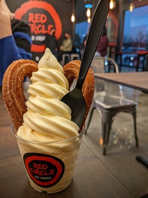 Red Circle Ice Cream & Churros by null