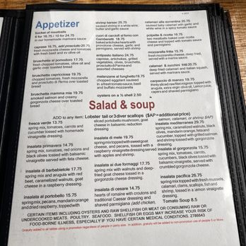 Cicciotti's - Appetizer, salads, and soups menu - Italian Near Me - Cardiff By The Sea, California