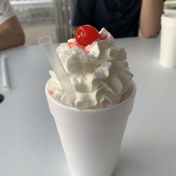 Shake Pit - Strawberry Milkshake - Burgers Near Me - Bradenton, Florida