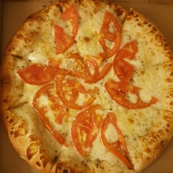 Coffaro's Pizza - White pizza with tomatoes
