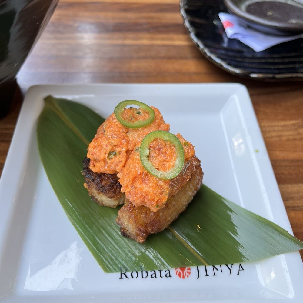 Robata JINYA - 3rd St. - Crispy rice with spicy tuna - Japanese Near Me - Los Angeles, California Robata JINYA - 3rd St. - Crispy rice with spicy tuna - Japanese Near Me - Los Angeles, California