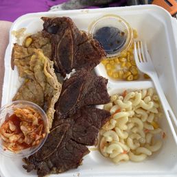 The worst mix kalbi and meat Jin plate ever The worst mix kalbi and meat Jin plate ever