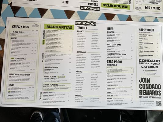 Menu photo 1 Condado Tacos Charlotte, NC