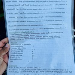 Tapenade Bistro - Breakfast menu 10/26