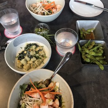 Goen Dining + Bar - Herb gnocchi, shrimp salad, edamame - Pan Asian Near Me - Kailua, Hawaii Goen Dining + Bar - Herb gnocchi, shrimp salad, edamame - Pan Asian Near Me - Kailua, Hawaii