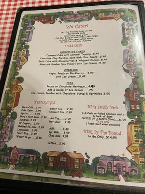 Menu photo 5 Bell Buckle Cafe Bell Buckle, TN