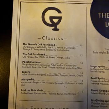 The Grande - Classic Cocktails - Bars Near Me - Atlantic Beach, Florida The Grande - Classic Cocktails - Bars Near Me - Atlantic Beach, Florida
