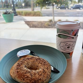 Foxtail Coffee - Everything bagel and almond milk latte - Coffee & Tea Near Me - Orlando, Florida Foxtail Coffee - Everything bagel and almond milk latte - Coffee & Tea Near Me - Orlando, Florida