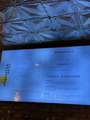 Menu photo 1 Ella Coffee Houston, TX