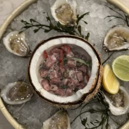 Coconut Tuna Ceviche