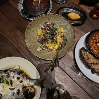 Aziza - The dinner spread - Moroccan Near Me - San Francisco, California Aziza - The dinner spread - Moroccan Near Me - San Francisco, California