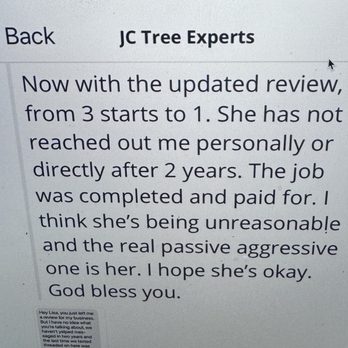 JC Tree Experts - Business owner has deleted this comment as well - Tree Services Near Me JC Tree Experts - Business owner has deleted this comment as well - Tree Services Near Me