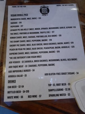 Bare Knuckle Pizza by null