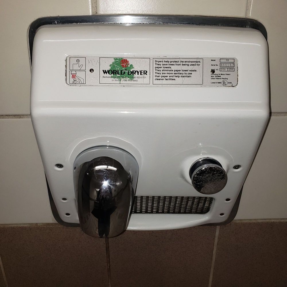West Valley Mall - Hand dryers in the restrooms. They are supposed to be "more sanitary", but you have to touch and press the on button. - Shopping Centers Near Me - Tracy, California West Valley Mall - Hand dryers in the restrooms. They are supposed to be "more sanitary", but you have to touch and press the on button. - Shopping Centers Near Me - Tracy, California