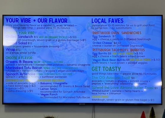 Menu photo 2 Vibrant Sunshine Pittsburgh, PA