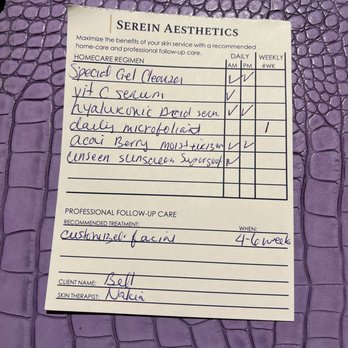 Serein Aesthetics - Home care regimen - Skin Care Near Me - Owings Mills, Maryland