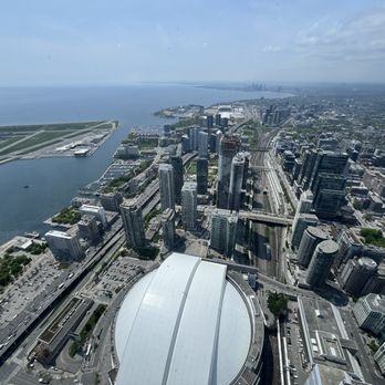 CN Tower - View of the city looking west - Landmarks & Historical Buildings Near Me - Toronto, Ontario CN Tower - View of the city looking west - Landmarks & Historical Buildings Near Me - Toronto, Ontario