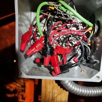 Legion Solar Power - Burnt up wiring from the Legion Solar install - Solar Installation Near Me - North Las Vegas, Nevada