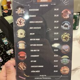 Macaron menu Macaron menu