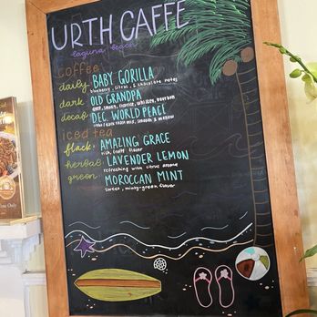 Urth Caffe - Daily drink specials - Coffee & Tea Near Me - Laguna Beach, California