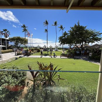 Monkeypod Kitchen - View from our table - New American Near Me - Lahaina, Hawaii