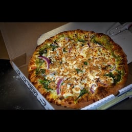 Pesto Harvest Pizza