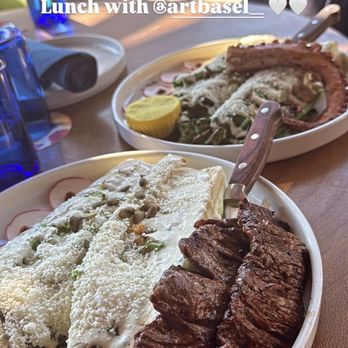 Bakan - Caesar salad with skirt steak and octopus - Mexican Near Me - Miami, Florida Bakan - Caesar salad with skirt steak and octopus - Mexican Near Me - Miami, Florida