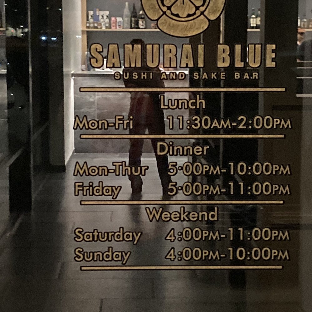 Samurai Blue - Sushi Bars Near Me - Tampa, Florida Samurai Blue - Sushi Bars Near Me - Tampa, Florida